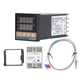 thumbnail image 2 of Kit De Controlador De Temperatura PID, Controlador De Temperatura REX C100 Sonda De Acero Inoxidable Respuesta Rápida Para La Industria Química Para La Cría Agrícola, 2 of 8