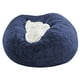thumbnail image 1 of Cubierta de sofá suave, acolchada, de terciopelo, gran circular para sala, dormitorio, oficina, hogar, decoración, sin relleno, 135cmx65cm, resistente, lavable, fácil de instalar, para, 1 of 7