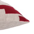 thumbnail image 5 of LR Home Stacy Garcia  Cotton Blend Poly Filled Pillow in Red/Ivory, 20" x 20", 5 of 8