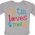 thumbnail image 4 of Inktastic My Tia Loves Me Boys or Girls Long Sleeve Baby Bodysuit, 4 of 5
