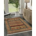 thumbnail image 6 of Unique Loom Fars Collection Area Rug - Pasadena (7' 1" x 10' Rectangle Blue/Light Blue), 6 of 6