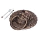 thumbnail image 4 of Aldaba de puerta negra, manija de latón, tirador de puerta doble, accesorio de Hardware para puerta de puerta, 4 of 14