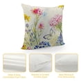 thumbnail image 4 of SHANXI  Spring Pillow Covers ,Floral Butterfly Decorations Seasonal Summer Farmhouse Pillow Case Decor for Sofa Couch  20x20in, 4 of 5