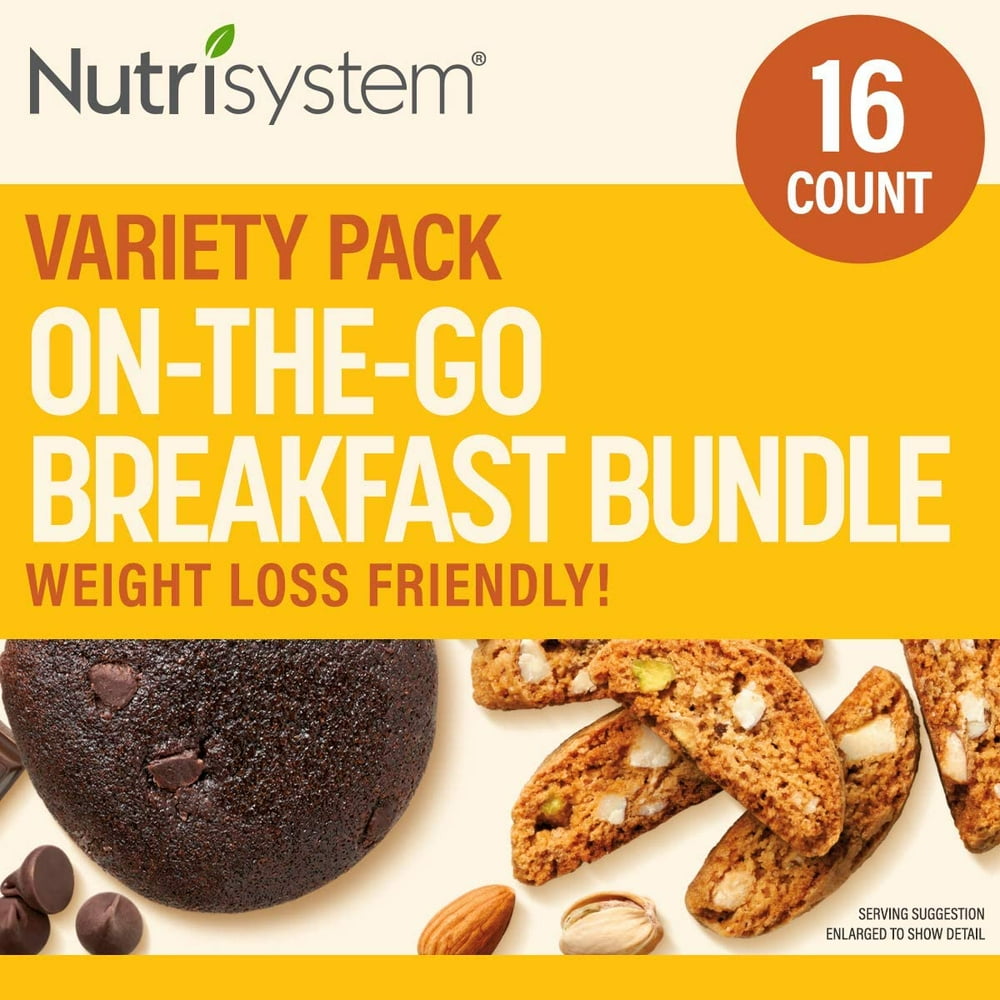 Nutrisystem® OnTheGo Breakfast Bundle, 16 ct, Variety Pack of
