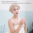 thumbnail image 3 of LONPUN 1x Waterproof Shower Bath Cap Unisex Elasticated Reusable 2024 Protector, 3 of 8