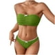 thumbnail image 1 of Trajes de Baño para Mujeres Sexy Tubo de Color Sólido Correa Superior Bikini, Traje de Baño Dividido para la Playa Y la Piscina, 1 of 9