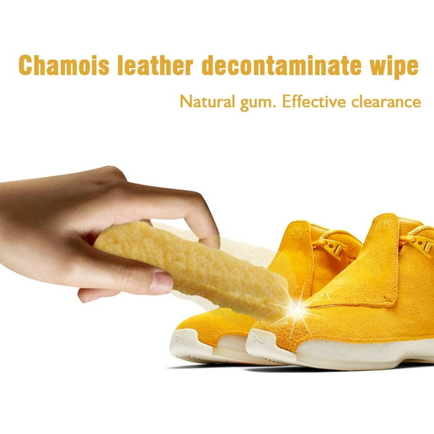 Borrador Para Limpiar Zapatos, Toallita Descontaminante De Goma, Barra De Pulido Natural Para Zapatos De Cuero, No Tóxico Y Sin Agua, Exfoliante Rápido Para Manchas.,Vsgery