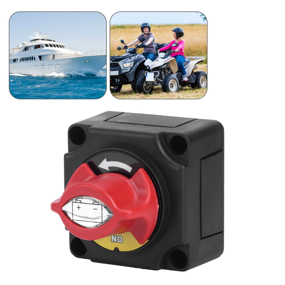 300A Battery Waterproof Disconnect Switch ON/Off Single Circuit Power Isolator IP66 Aramox Battery Isolator for Marine