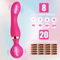 thumbnail image 2 of Gennadiya Wand Massager for Women, Dual vibration, 8 Speeds 20 Vibrating Modes, 2 of 8