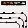 thumbnail image 3 of 50 Pack Cable Clips, Adhesive Cable Manager Clips, 3 of 5
