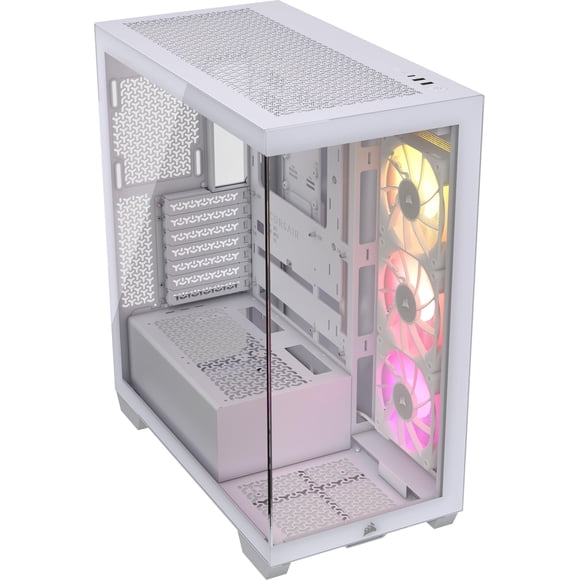 Funda para PC Corsair iCUE LINK 3500X RGB Mid-Tower ATX blanca