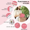 thumbnail image 5 of 2026-2028 Monthly Planner, 8.5x11": 24 Months (July. 2026 - June. 2028), Large Daily Blocks, Pink, 5 of 7