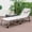 Beige, variant on Costway Outdoor Folding Chaise 5-Position Lounge Chair with Face Hole &Adjustable Footrest Blue