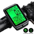 thumbnail image 3 of 5 Languages Mountain Bike Road Bike Stopwatch LED Bicycle Wireless Stopwatch Multi-function Waterproof Speedometer Cycling Odo-meter Riding Equipment, 3 of 7