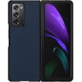 thumbnail image 5 of Galaxy Z Fold 2 Case, Litche Partten Premium Genuine Leather Protective Cover Case for Samsung Galaxy Z Fold 2 5G 2020,Dark Blue, 5 of 16