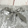 thumbnail image 5 of Gubotare Dance Shorts Girls Toddler Girl's Shorts Elastic Waist Straight Leg Loose Casual Shorts 5T 6T (Grey,5-6 Years), 5 of 9