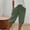 5# Army Green, variant on Bermuda Shorts for Women Length Drawstring Elastic Waist Linen Shorts Casual Summer Pedal Pushers with Pockets Army Green XL