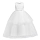 thumbnail image 1 of Vestido Para Niñas, Ropa Para Niñas, Vestido Para Niños, Vestido De Princesa Sin Mangas, Vestido De Malla De Flores, Falda, Vestido De Tutú Blanco Odeerbi LM103-5661, 1 of 7