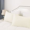 thumbnail image 2 of Soft 2pcs Pillowcases Microfiber,No Wrinkle,Standard, Cream Pillow Case Cover Unique Bargains Funda de Almohada, 2 of 6