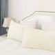 thumbnail image 2 of Soft 2pcs Pillowcases Microfiber,No Wrinkle,Standard, Cream Pillow Case Cover Unique Bargains Funda de Almohada, 2 of 6