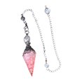 thumbnail image 1 of Crystal Pendulum Natural Stone Pendulums Pendant For Divination Dowsing, 1 of 5