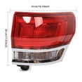 thumbnail image 2 of Miumaeov For 2014 2015 2016 2017 2018 2019Jeep Grand Cherokee Upland /Summit /Overland /Limited /Laredo Outer Tail Lights Lamp Assembly Passenger Right TailLights, 2 of 14