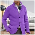 thumbnail image 2 of RMGVDSD Sweater Coat For Men Cardigans Sweaters Stylish Comfortable Knitwear Layering Long Sleeve Men Sweater Jacket Casual Outings Wear Basic Knit Sweater, 2 of 4