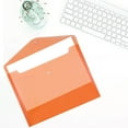 thumbnail image 4 of JAM Paper Plastic Snap Envelopes, 9.8x13, 12/Pack, Orange, 4 of 4