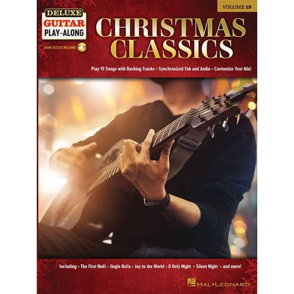 Christmas Classics: Deluxe Guitar Play-Along Volume 19, (Paperback)