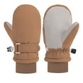 thumbnail image 2 of AWZXDE Toddler Gloves Mittens Skiing Gloves Winter Gloves Kids Baby Winter Mittens For Girls Boys Water-proof Thermal Lined Brown,2-4 Years, 2 of 4