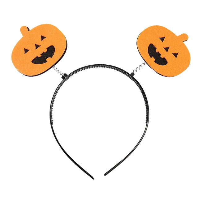 GPOECD Couvre-Chef Citrouille d'Halloween pour Accessoires 01_BK1, Taille Unique