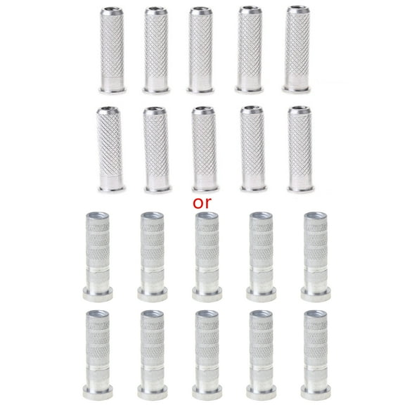 10x Replacements Arrow Inserts Archery Base Inserts, Standard 6.2mm/0.24in Aluminum Carbon Arrow Shaft Hunting Accessory