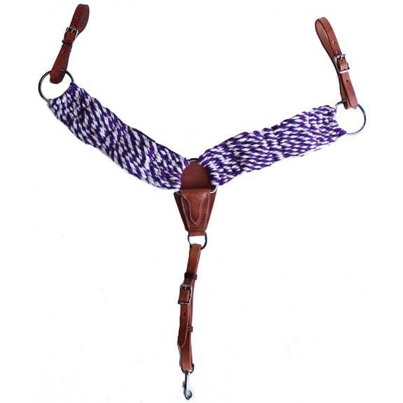 Western Mohair 25-Strand Two-Tone Breast Collar Uptugs 55RT01PR