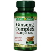 Nature's Bounty Ginseng Complex Plus Royal Jelly Capsules 75 ea (Pack of 4)