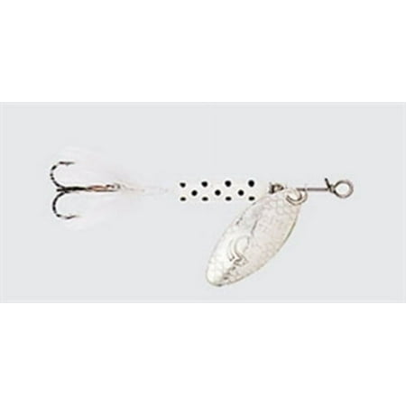 UPC: 0042965011097 | 208 Yakima 1/8 oz Original Rooster Tail White Dalmation Fishing Lure