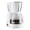 White, variant on Brentwood 4-Cup 650-Watt Coffee Maker, White