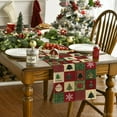 thumbnail image 2 of mubwai Xmas Tree Gift Party Atmosphere 210 GSM Christmas Table Runner, Winter Kitchen Dining Table Decoration for Home Party Decor 13x72 Inch, 2 of 5