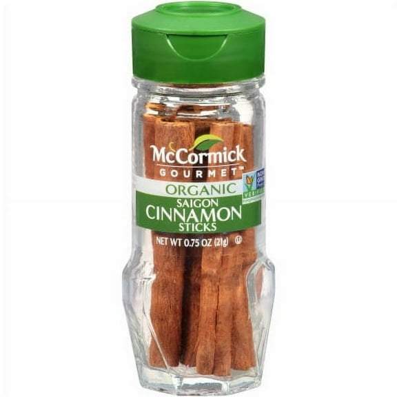 Pack of 2 - McCormick Gourmet Organic Saigon Cinnamon Sticks 0.75 oz