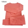 thumbnail image 4 of Sonducket Ropa interior térmica gruesa para niños, ropa de terciopelo adelgazante de manga larga, traje, pijama, camisa cálida sin costuras Pijama 130cm, 4 of 6