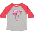 thumbnail image 3 of Inktastic Flamingo Ballerina in Tutu and Ballet Toe Shoes Boys or Girls Toddler T-Shirt, 3 of 5