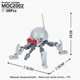 thumbnail image 1 of MOOXI Most Complete Space Wars Droid Spider Bot Sentry Adult Building Block Set MOC Brick Model Kit DIY Diorama Toy For Boy Gift,MOC2002, 1 of 13