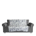 thumbnail image 2 of Creative Products Blue Floral Pattern 50 x 60 Coral Fleece Blanket, 2 of 3