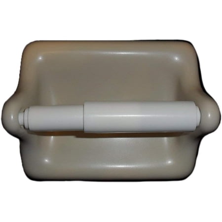 Daltile Bath Accessories Toilet Paper Holder Almond Glazed Ceramic