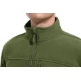 thumbnail image 3 of Men's Fleece Jacket Tactical Full-Zip Winter Coat Jackets Multi Pockets, 3 of 7