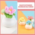 thumbnail image 4 of 15pcs Dollhouse Flower Miniature Mini Miniature Potted Flower Model Artificial Flowerpot Dollhouse Decor, 4 of 6