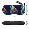 thumbnail image 2 of Sikiie Howling Wolf Sunglasses Soft Case Neoprene Zipper Eyeglass Case, Zipper Portable Spectacle Cases for Men Women, 2 of 6