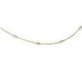 thumbnail image 1 of 14k Yellow and White Gold Two-tone Diamond Cut Beads w/ 2in Ext Necklace Length 16 Inch, 1 of 2