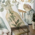 thumbnail image 5 of Eucalyptus Flower Sheer Curtains 72 Inches Long 2 Panels Set, Window Sheer Curtains for Living Room/Bedroom, Orange Floral Sage Green Leaf Daisy Light Filtering Rod Pocket Curtain 52'' x 72'' x 2, 5 of 7