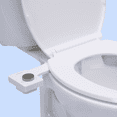 thumbnail image 3 of TUSHY Fresh Ultra Slim Toilet Seat Bidet Attachment, Self-Cleaning, One Size, Easy Installation, White Champagne, 3 of 8