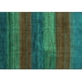 thumbnail image 1 of Ahgly Company Indoor Rectangle Abstract Turquoise Blue Contemporary Area Rugs, 3' x 5', 1 of 4